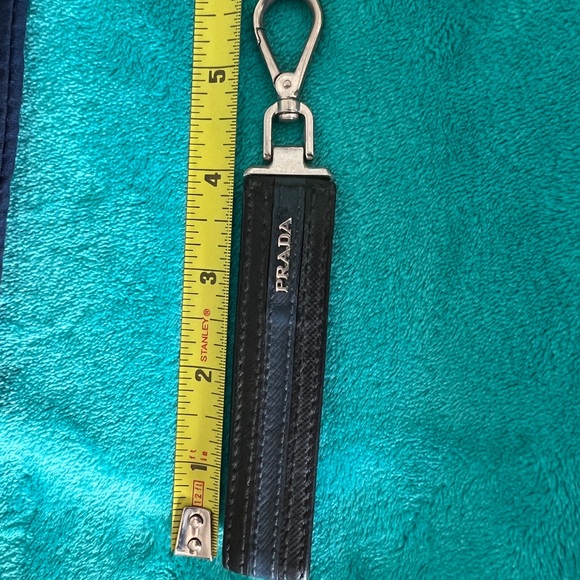 Prada Key Chain Two-Toned Blue/Black - Picture 4 of 5